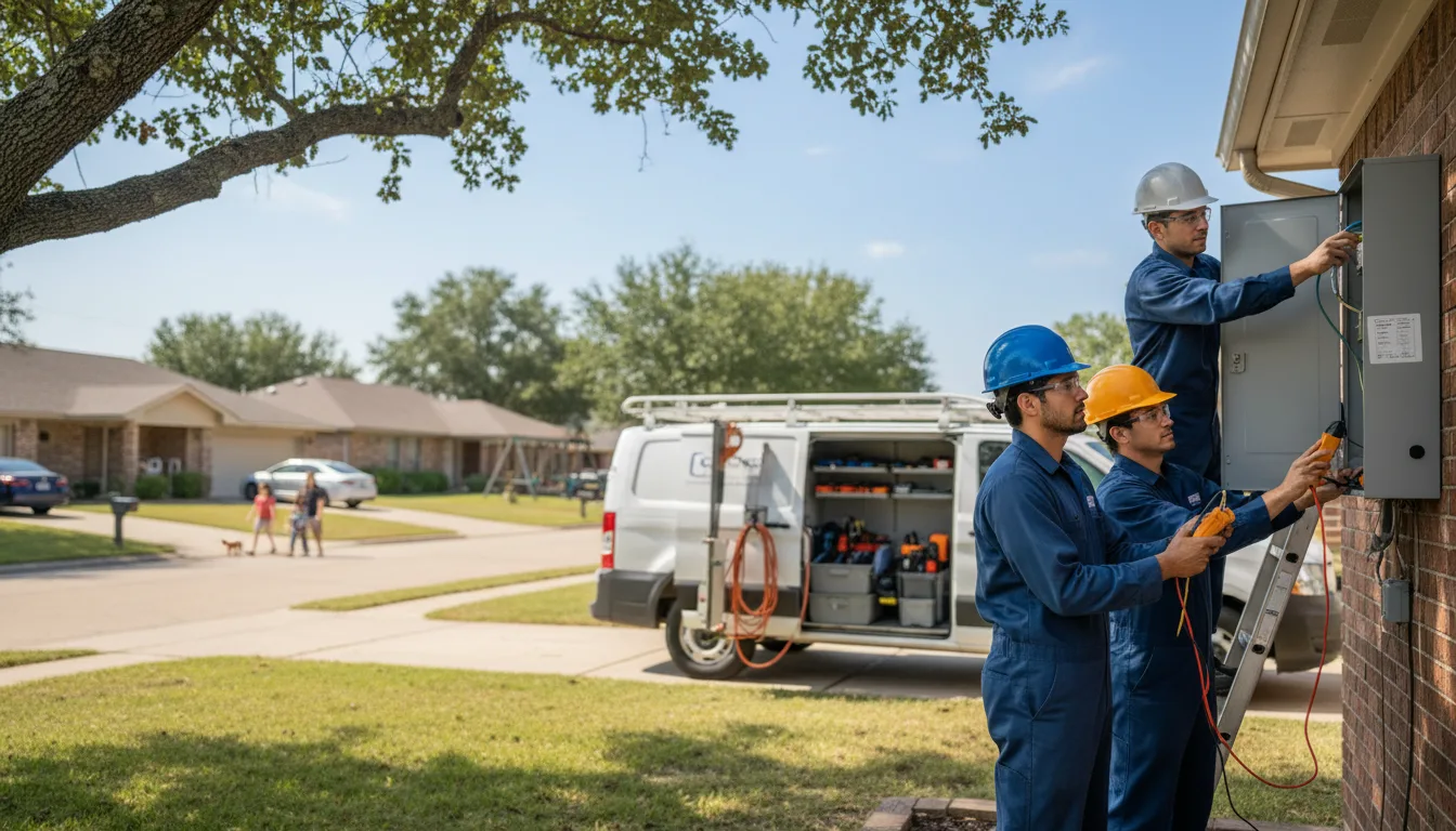 Certified electrician providing emergency electrical services in Taswell, IN